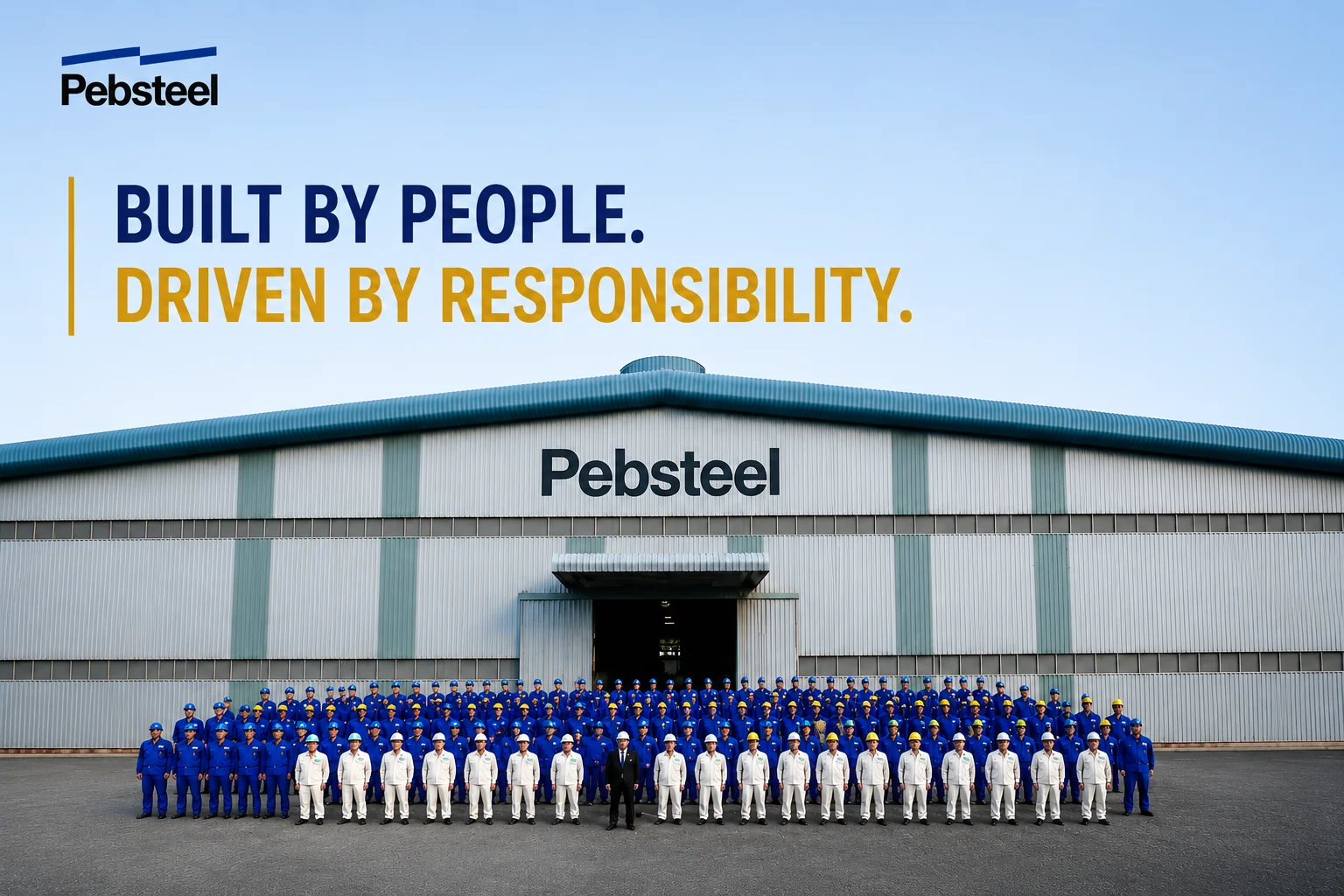 Pebsteel - Built by People. Driven by Responsibility